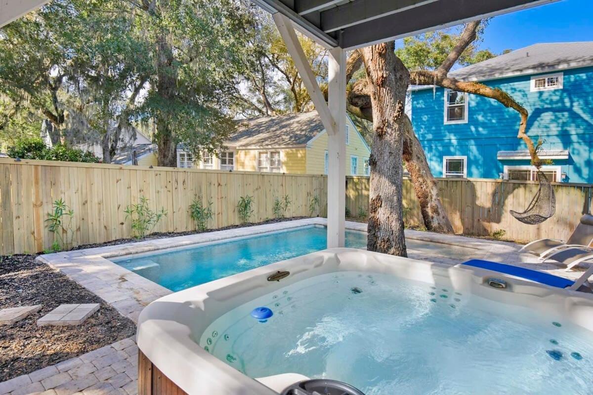 Downtown St Aug Home By Fountain Of Youth Pool Spa By Beach Add Golf Cart St. Augustine Exterior foto